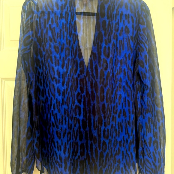 MICHAEL Michael Kors sheer animal print blouse - Picture 4 of 4